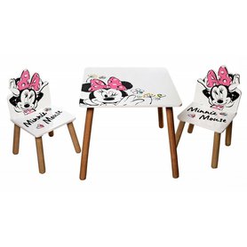 DĚTSKÝ STŮL S ŽIDLEMI MINNIE MOUSE DĚTSKÝ STŮL S ŽIDLEMI MINNIE MOUSE