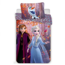 Dětské povlečení do velké postele Frozen 2 sister purple
