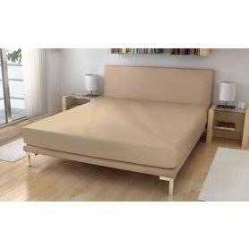 Nepropustné prostěradlo prodyšné jersey 60x130x7cm - bílá káva