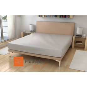 Nepropustné prostěradlo prodyšné jersey 60x130x7cm - šedé