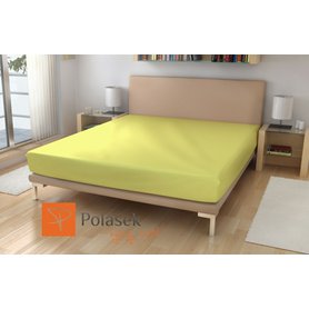 Nepropustné prostěradlo prodyšné jersey 60x130x7cm - žluté