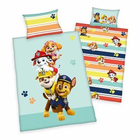 POVLEČENÍ DO POSTÝLKY PAW PATROL STRIPE - BAVLNA - poslední kus